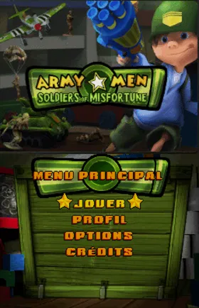 Army Men - Soldiers of Misfortune (Europe) (En,Fr,De,Es,It) screen shot title